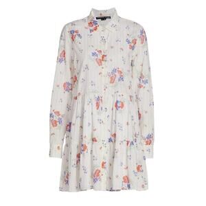 Veronica Beard Jemila Floral Shirt Dress Size M